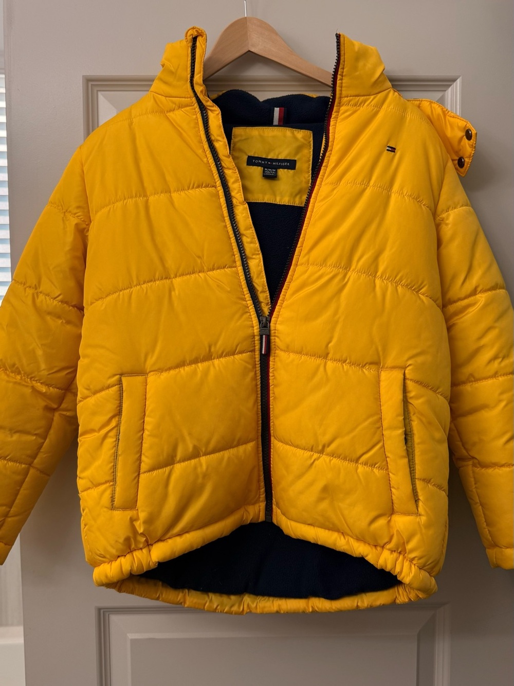Tommy Hilfiger Kids Yellow Quilted Puffer Jacket